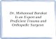 Mohannad Barakat Is an Expert and Proficient Trauma and Orthopedic Surgeon