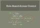 Role based access control - RBAC
