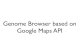 Genome Browser based on Google Maps API