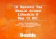 10 Reasons You Should Attend Likeable U