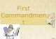 First commandment