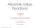 Absolute value function