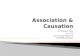 Association vs causation