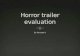 Horror trailer evaluation powerpoint