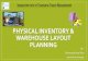 Physical inventory & warehouse layout planning
