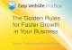 Faster growth in your business