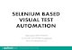Selenium Based Visual Test Automation
