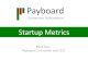 Startup metrics  - Matt Dyor of Payboard