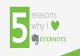 5 reasons why i love Evernote