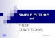 Simple future and1st cond