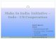 Make in India Initiative Indo- US Cooperation - Presentation