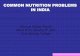 Indian nutrition scenario