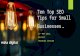 Ten top seo tips for small businesses - MXA Digital