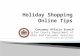 Holiday Shopping Online Tips