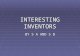 Interesting inventors
