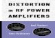 Distortion in rf power amplifiers