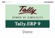 Tally.erp9   synchronization demo