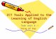 Ict applied linguistics to english. mj