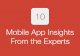 Top 10 Mobile App Insights From the Experts