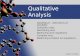 Analysis Qualitative