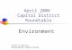 April 2006 Capital District Roundtable Environment Chris D Garvin Roundtable Commissioner