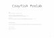 Crayfish Prelab 2010 United streaming: crayfish 10:44 Youtube- crayfish external anatomy