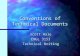 Conventions of Technical Documents Scott Hale ENGL 3153 Technical Writing