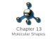 Chapter 13 Molecular Shapes. Molecular Shape Molecular shape or molecular geometry is the three-dimensional arrangement of the atoms in a molecule