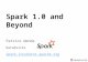 Patrick Wendell Databricks Spark.incubator.apache.org Spark 1.0 and Beyond.