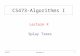 CS473Lecture X1 CS473-Algorithms I Lecture X Splay Trees.