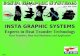 INSTA GRAPHIC SYSTEMS Experts in Heat Transfer Technology Heat Transfers, Heat Seal Machinery and Application 2007.
