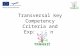 Transversal key Competency Criteria and Expression