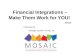 Financial Integrations – Make Them Work for YOU! ID#110 Presented by: Strategic Systems Group, Inc.