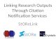 Linking Research Outputs Through Citation Notification Services StOReLink