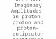 Real and Imaginary Amplitudes in proton-proton and proton-antiproton scattering.