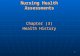 1 Nursing Health Assessments Chapter (3) Health History.
