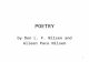 1 POETRY by Don L. F. Nilsen and Alleen Pace Nilsen.