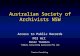 Timmins Consulting Australian Society of Archivists NSW Access to Public Records FOI Act Peter Timmins Timmins Consulting Australia Pty Ltd.