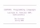 CSEP505: Programming Languages Lecture 9: Fancier OOP; Concurrency Dan Grossman Spring 2006