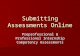 Submitting Assessments Online Preprofessional & Professional Internship Competency Assessments