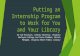 Putting an Internship Program to Work for You and Your Library By Sue Erickson, Library Director, Virginia Wesleyan College and Susan Paddock, Branch Manager,