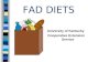 FAD DIETS University of Kentucky Cooperative Extension Service