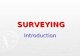 SURVEYING SURVEYING Introduction. Introduction to Surveying ► Definition: Surveying is the science and art of determining the relative positions of points.