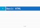 Basic HTML CS380 1. HTML Editors  Text Editor  Any text editor (e.g., wordpad, notepad, pico, etc.)  Authoring tools  Dreamweaver  Fairly complex.