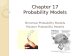 Chapter 17 Probability Models Binomial Probability Models Poisson Probability Models
