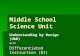 Middle School Science Unit Understanding by Design (UbD) with Differentiated Instruction (DI)