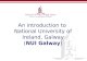 An introduction to National University of Ireland, Galway (NUI Galway)