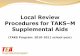 Local Review Procedures for TAKS–M Supplemental Aids (TAKS Program: 2010-2011 school year)