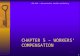 Chapter 5 1 CHAPTER 5 – WORKERS’ COMPENSATION CEE 698 – Construction Health and Safety.