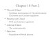 Chapter 18 Part 2 Thyroid Gland –Synthesis and function of Thyroid hormone Calcitonin and Calcium regulation Parathyroid Gland –PTH and Calcium regulation.